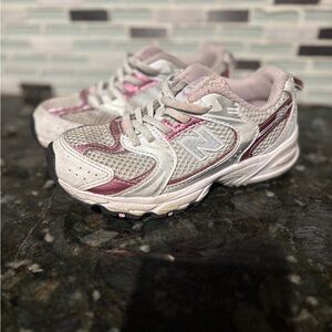 New Balance 530 Kids' Sneakers Girls 11C Pink and Gray